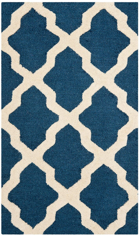 Safavieh Cambridge Cam121G Navy Blue / Ivory Rugs.