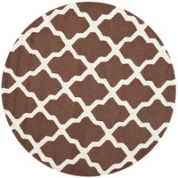 Safavieh Cambridge Cam121H Dark Brown / Ivory Geometric Area Rug