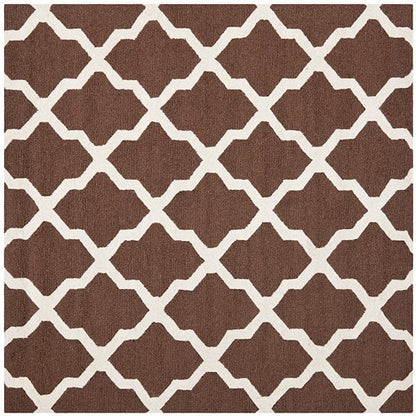 Safavieh Cambridge Cam121H Dark Brown / Ivory Geometric Area Rug