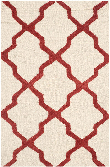 Safavieh Cambridge Cam121I Ivory / Rust Rugs.