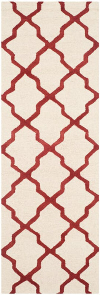 Safavieh Cambridge Cam121I Ivory / Rust Geometric Area Rug