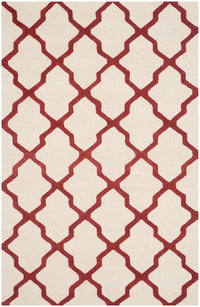 Safavieh Cambridge Cam121I Ivory / Rust Geometric Area Rug