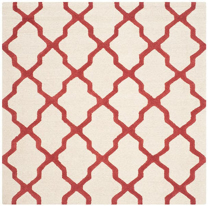 Safavieh Cambridge Cam121I Ivory / Rust Geometric Area Rug