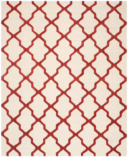 Safavieh Cambridge Cam121I Ivory / Rust Geometric Area Rug