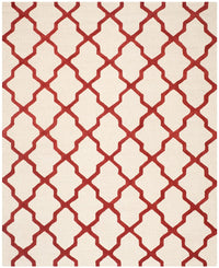 Safavieh Cambridge Cam121I Ivory / Rust Geometric Area Rug