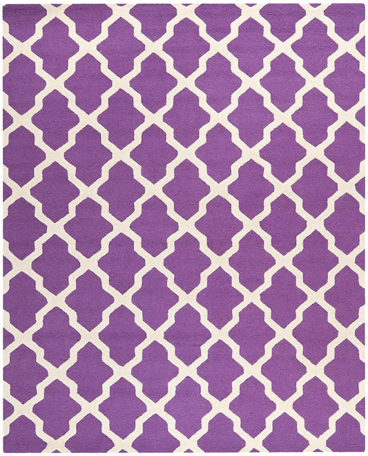 Safavieh Cambridge Cam121K Purple / Ivory Geometric Area Rug