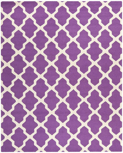 Safavieh Cambridge Cam121K Purple / Ivory Geometric Area Rug