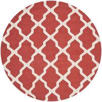 Safavieh Cambridge Cam121L Rust / Ivory Geometric Area Rug