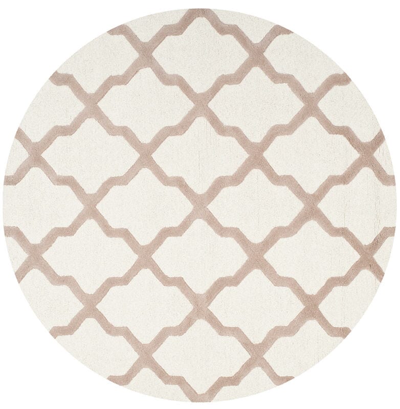 Safavieh Cambridge Cam121P Ivory / Beige Geometric Area Rug