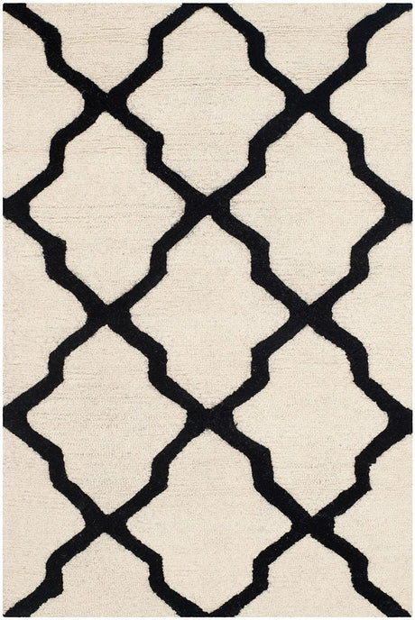 Safavieh Cambridge Cam121W Ivory / Black Rugs.