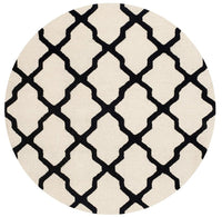 Safavieh Cambridge Cam121W Ivory / Black Geometric Area Rug