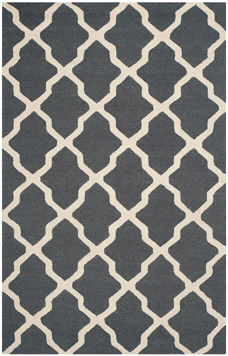 Safavieh Cambridge Cam121X Dark Grey / Ivory Rugs.