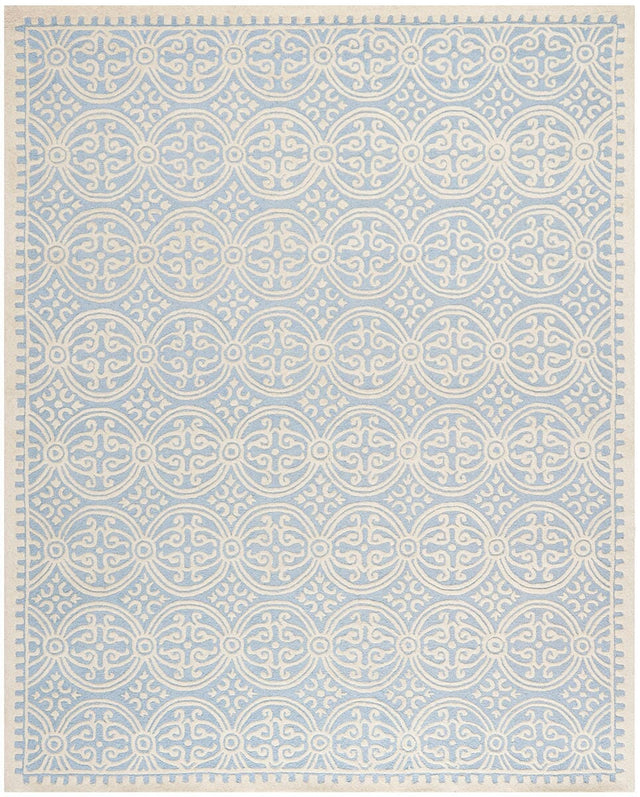 Safavieh Cambridge Cam123A Light Blue / Ivory Rugs.