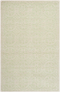 Safavieh Cambridge Cam123B Light Green / Ivory Damask Area Rug