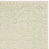 Safavieh Cambridge Cam123B Light Green / Ivory Damask Area Rug