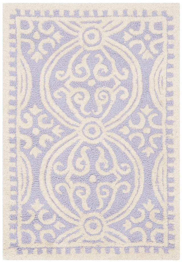 Safavieh Cambridge Cam123C Lavander / Ivory Rugs.