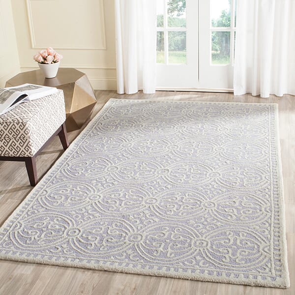 Safavieh Cambridge Cam123C Lavander / Ivory Rugs.