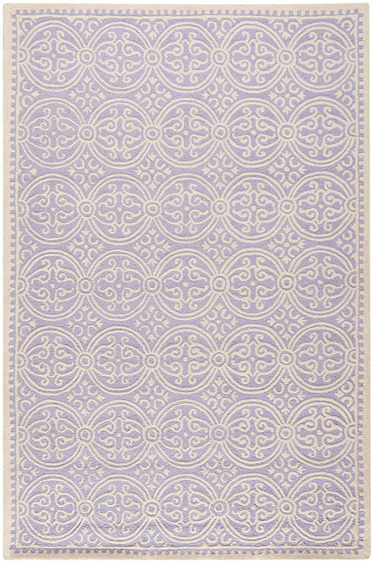 Safavieh Cambridge Cam123C Lavander / Ivory Damask Area Rug