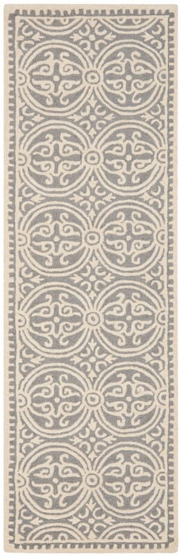 Safavieh Cambridge Cam123D Silver / Ivory Rugs.