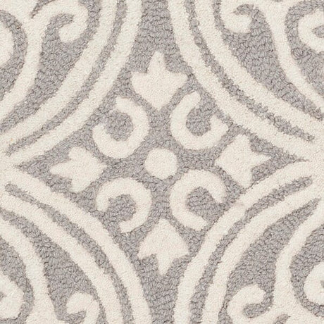 Safavieh Cambridge Cam123D Silver / Ivory Rugs.