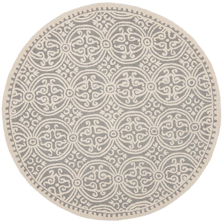 Safavieh Cambridge Cam123D Silver / Ivory Rugs.