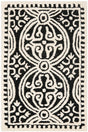 Safavieh Cambridge Cam123E Black/Ivory Rug.