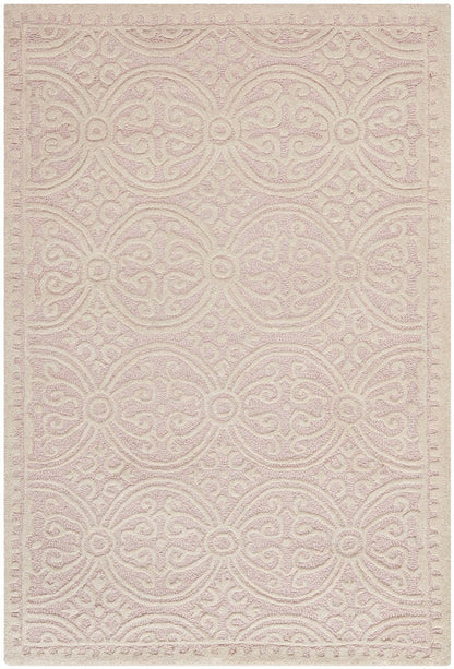 Safavieh Cambridge Cam123M Light Pink / Ivory Damask Area Rug