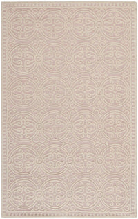 Safavieh Cambridge Cam123M Light Pink / Ivory Damask Area Rug