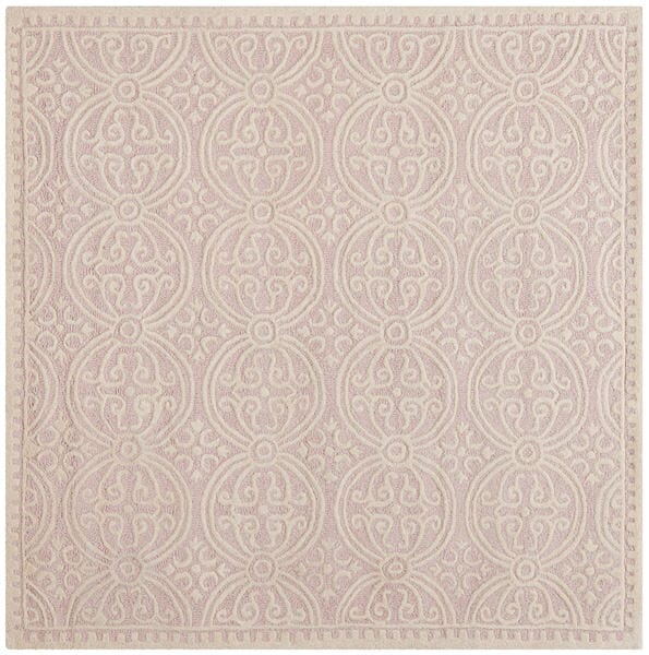 Safavieh Cambridge Cam123M Light Pink / Ivory Damask Area Rug