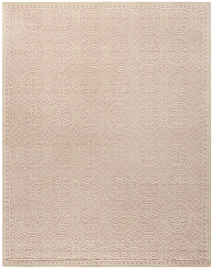 Safavieh Cambridge Cam123M Light Pink / Ivory Damask Area Rug