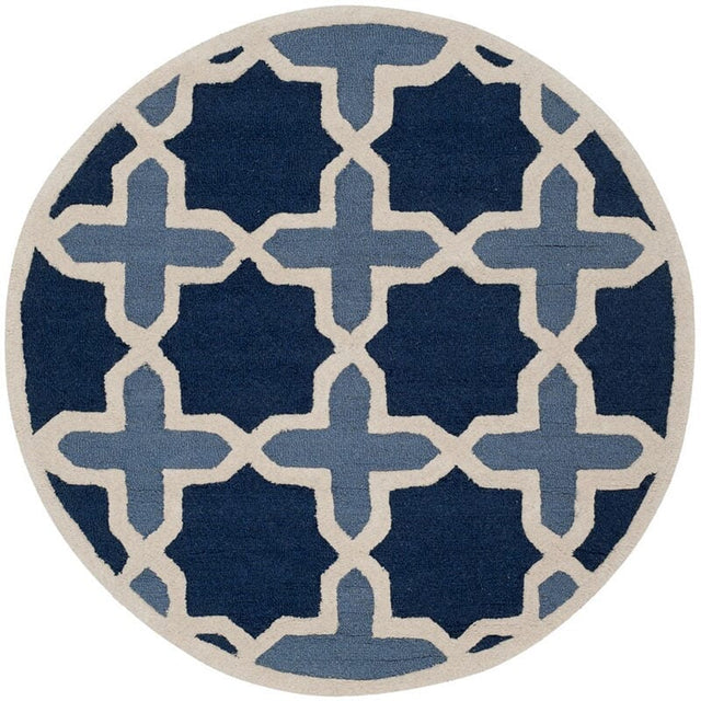 Safavieh Cambridge Cam127A Light Blue / Ivory Rugs.