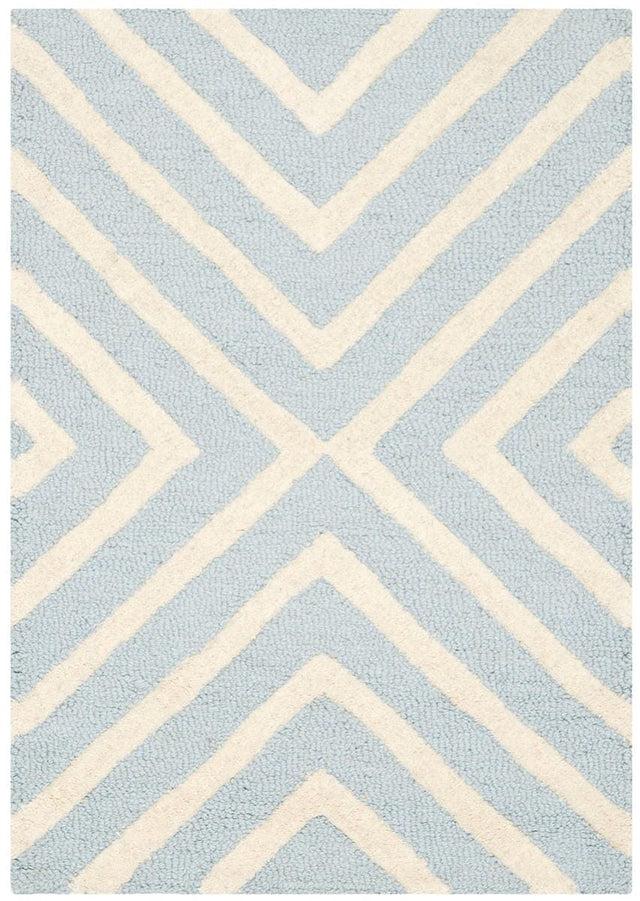 Safavieh Cambridge Cam129A Light Blue / Ivory Rugs.