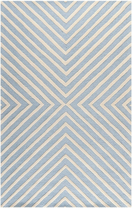 Safavieh Cambridge Cam129A Light Blue / Ivory Rugs.