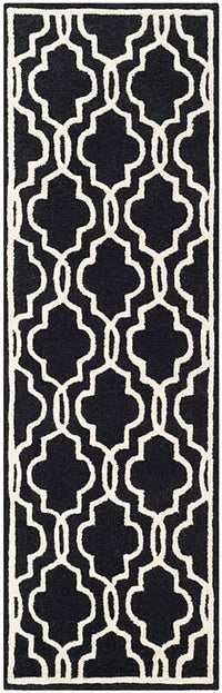 Safavieh Cambridge Cam131E Black / Ivory Geometric Area Rug