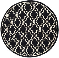 Safavieh Cambridge Cam131E Black / Ivory Geometric Area Rug