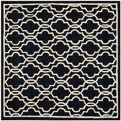 Safavieh Cambridge Cam131E Black / Ivory Geometric Area Rug