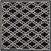 Safavieh Cambridge Cam131E Black / Ivory Geometric Area Rug