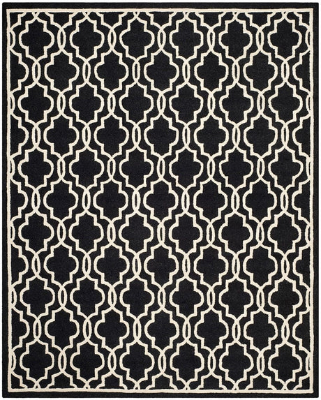 Safavieh Cambridge Cam131E Black / Ivory Rugs.