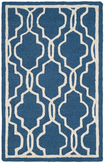 Safavieh Cambridge Cam131G Navy / Ivory Geometric Area Rug