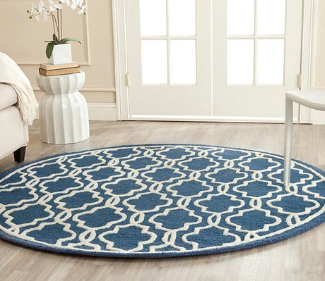 Safavieh Cambridge Cam131G Navy / Ivory Rugs.