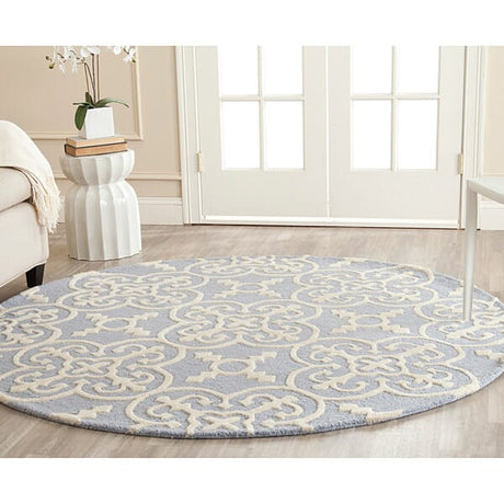 Safavieh Cambridge Cam133A Light Blue / Ivory Rugs.