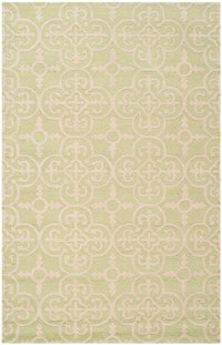 Safavieh Cambridge Cam133B Light Green / Ivory Damask Area Rug