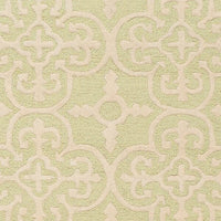 Safavieh Cambridge Cam133B Light Green / Ivory Damask Area Rug