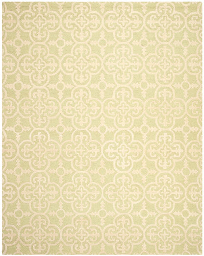 Safavieh Cambridge Cam133B Light Green / Ivory Damask Area Rug