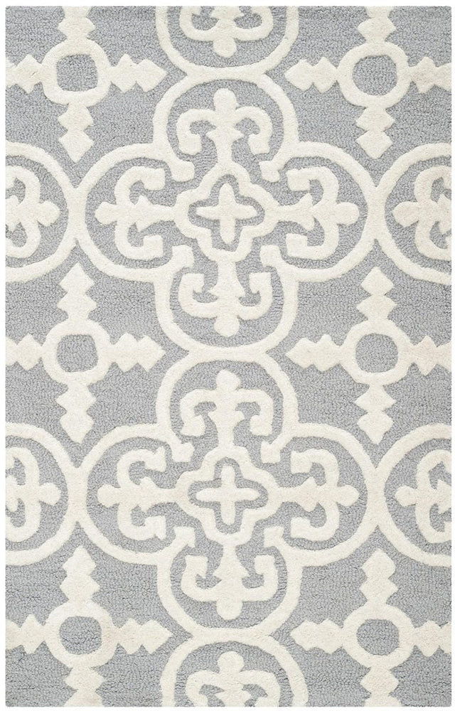 Safavieh Cambridge Cam133D Silver / Ivory Rugs.