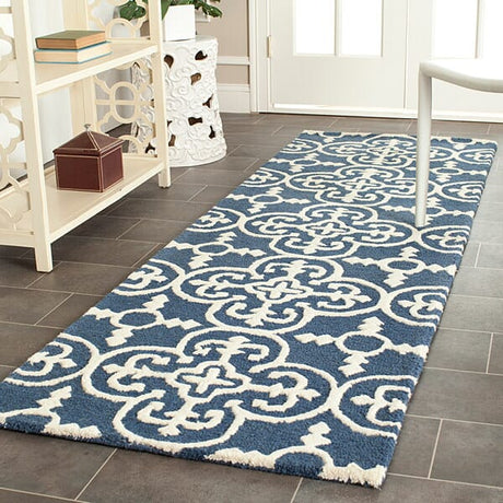 Safavieh Cambridge Cam133G Navy / Ivory Rugs.