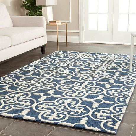 Safavieh Cambridge Cam133G Navy / Ivory Rugs.