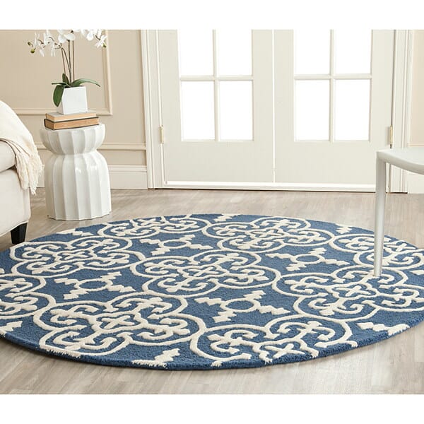 Safavieh Cambridge Cam133G Navy / Ivory Rugs.