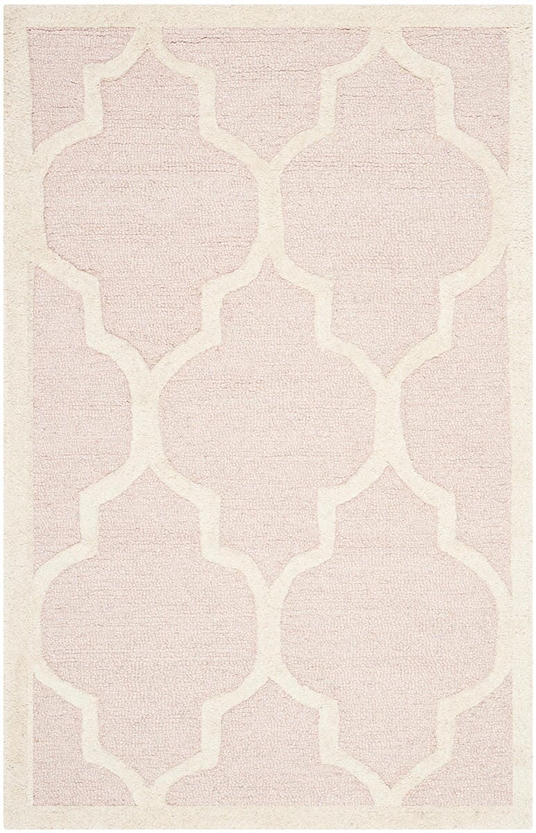 Safavieh Cambridge Cam134M Light Pink / Ivory Geometric Area Rug