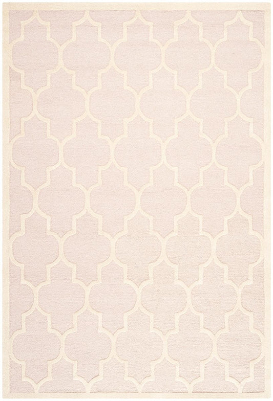 Safavieh Cambridge Cam134M Light Pink / Ivory Geometric Area Rug